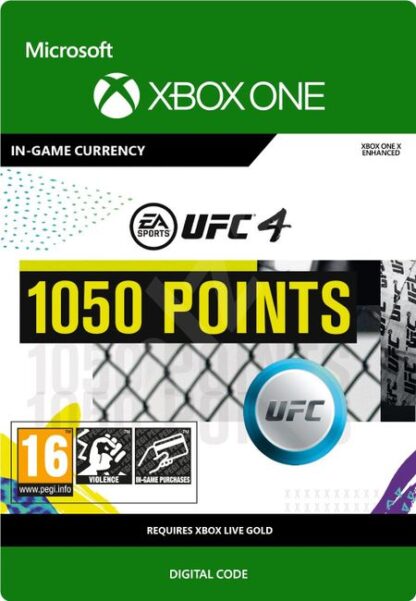 UFC 4: 1050 UFC Points [Xbox One, Цифровая версия] (Цифровая версия)