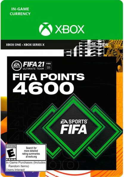 FIFA 21 Ultimate Team: 4600 очков FIFA Points [Xbox, Цифровая версия] (Цифровая версия)