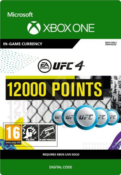 UFC 4: 12000 UFC Points [Xbox One, Цифровая версия] (Цифровая версия)