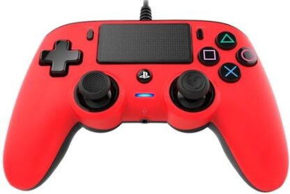 Геймпад Nacon проводной игровой для PlayStation 4 Red (PS4OFCPADRED)