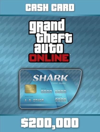 Grand Theft Auto Online: Tiger Shark Cash Card (200,000$) (Rockstar Games Launcher) [PC, Цифровая версия] (Цифровая версия)